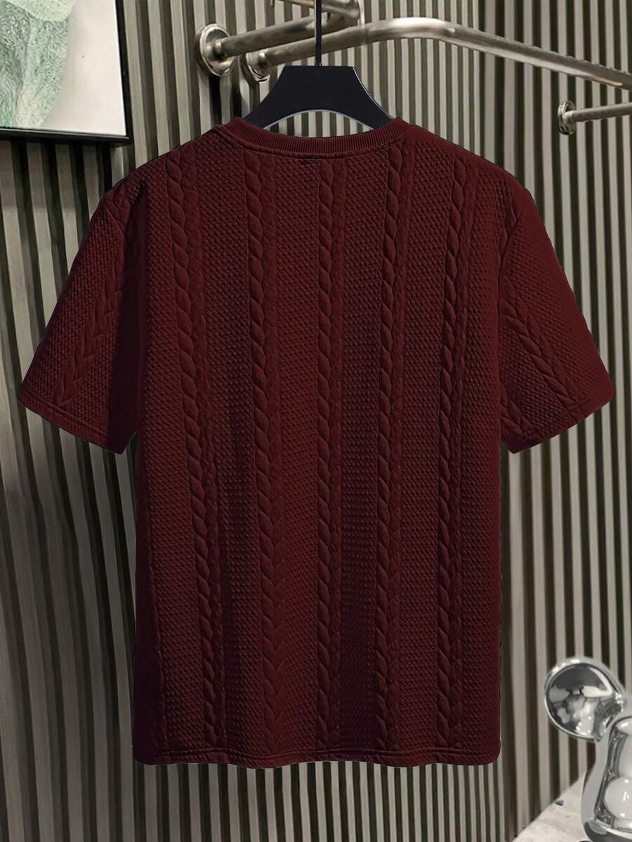 Camiseta Manfinity Textura Verão — Foto 59