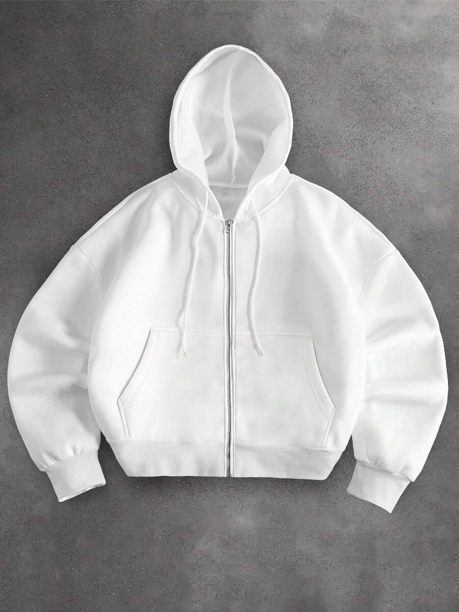 Moletom Manfinity Zip-Up Essential — Foto 10