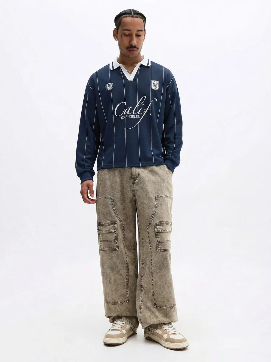 Camisa Long Sleeve Polo Manfinity Calif — Foto 17