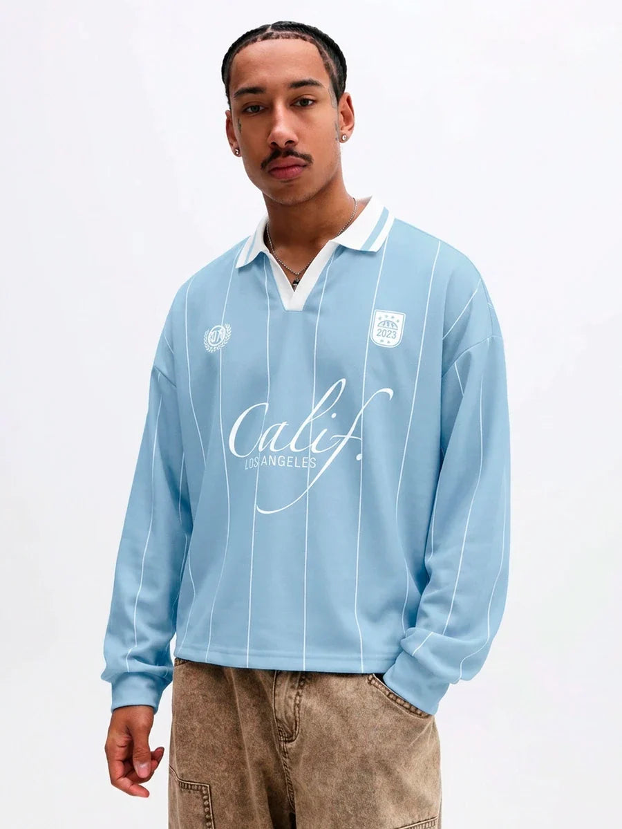 Camisa Long Sleeve Polo Manfinity Calif — Foto 11