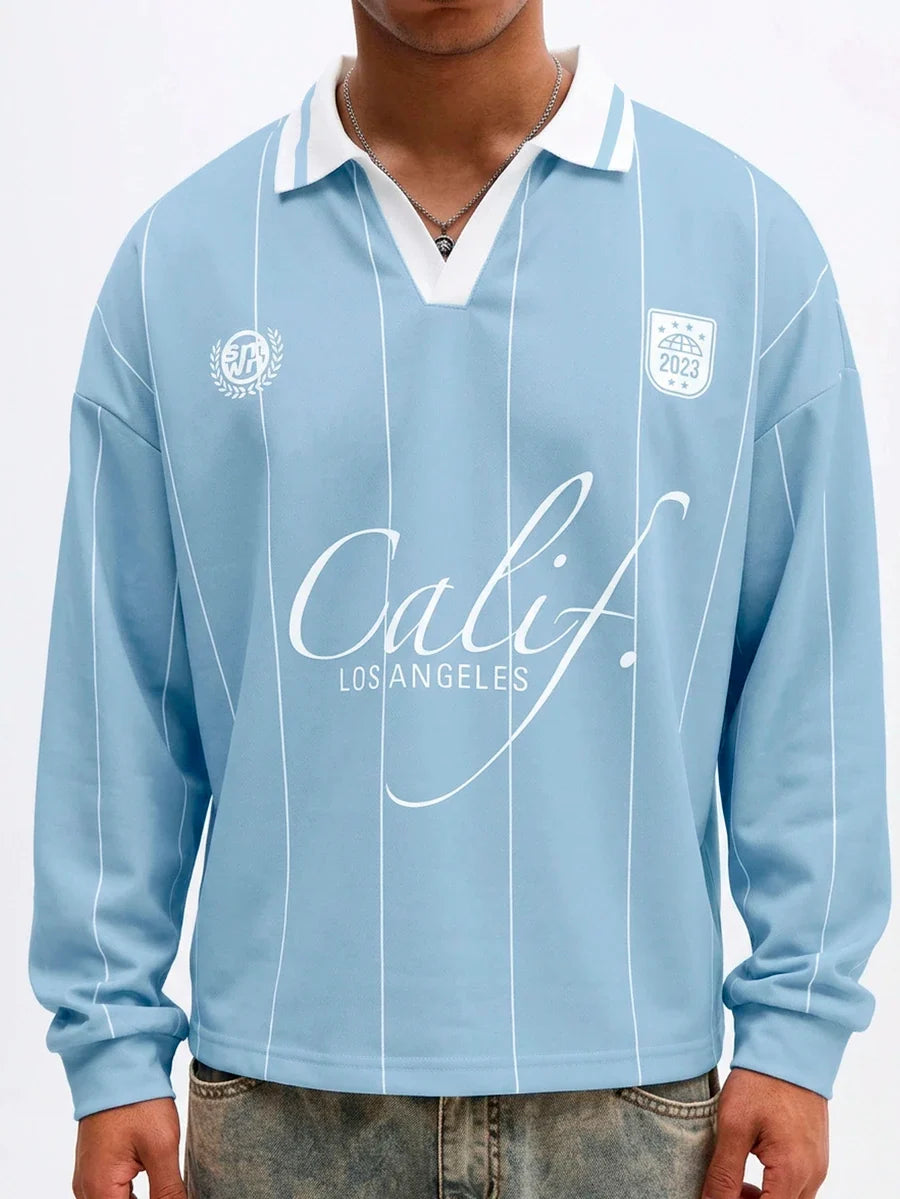 Camisa Long Sleeve Polo Manfinity Calif — Foto 13