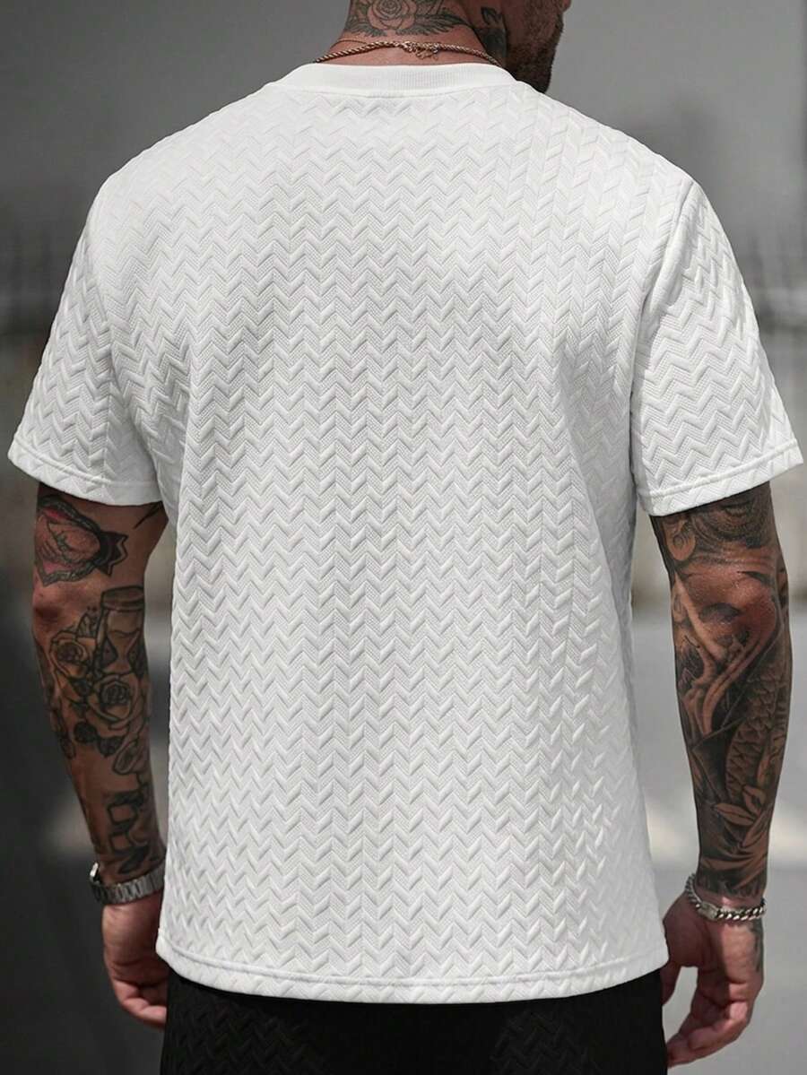 Camiseta Manfinity Textura Verão — Foto 66