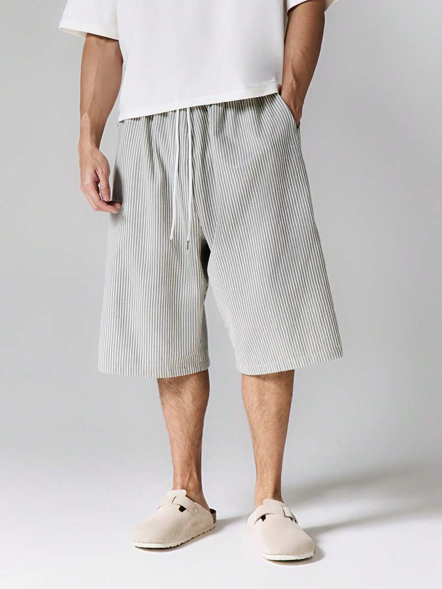 Bermuda Moletom Manfinity Studios Essential Oversized Jorts — Foto 20