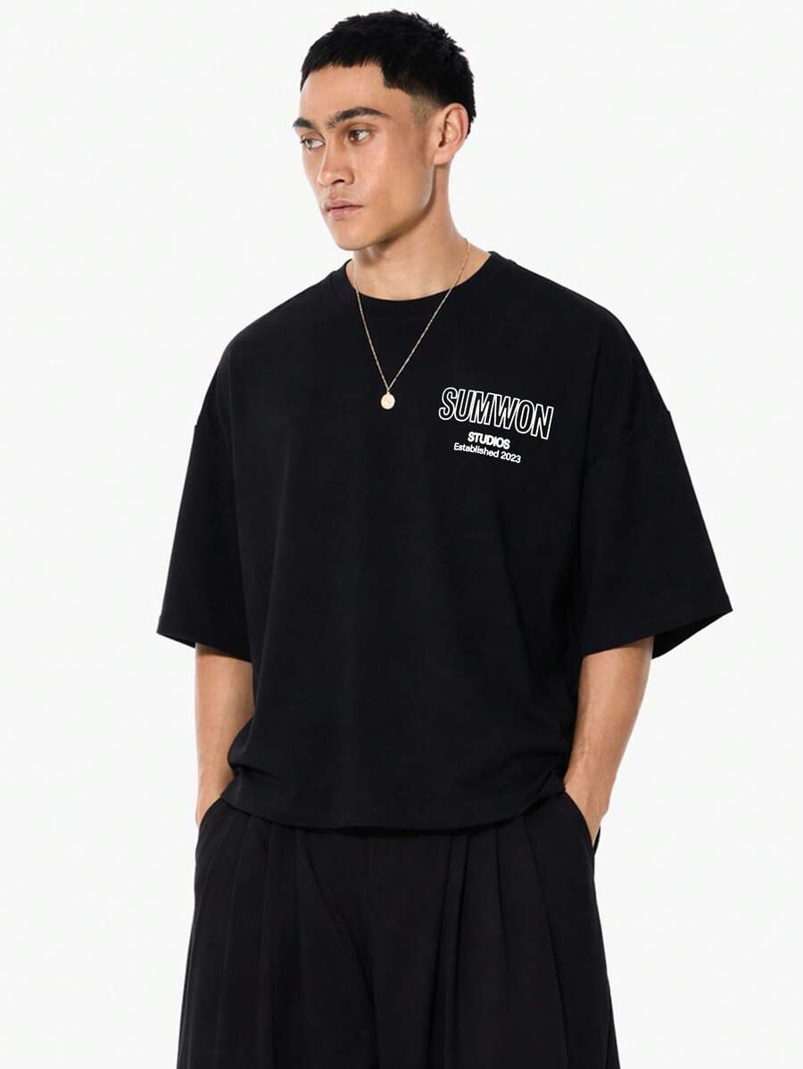 Camiseta Manfinity Cropped Quadrado — Foto 73