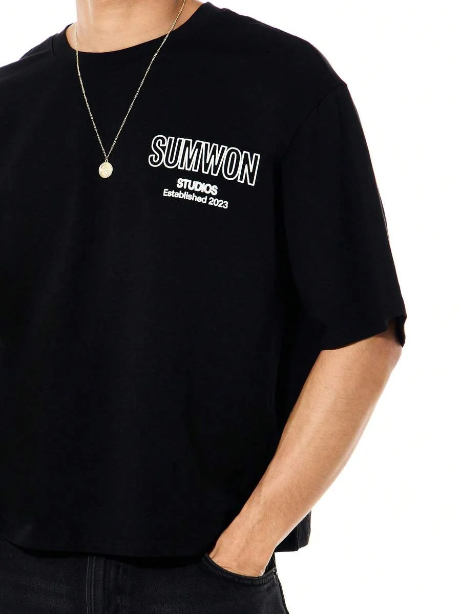 Camiseta Manfinity Cropped Quadrado — Foto 74