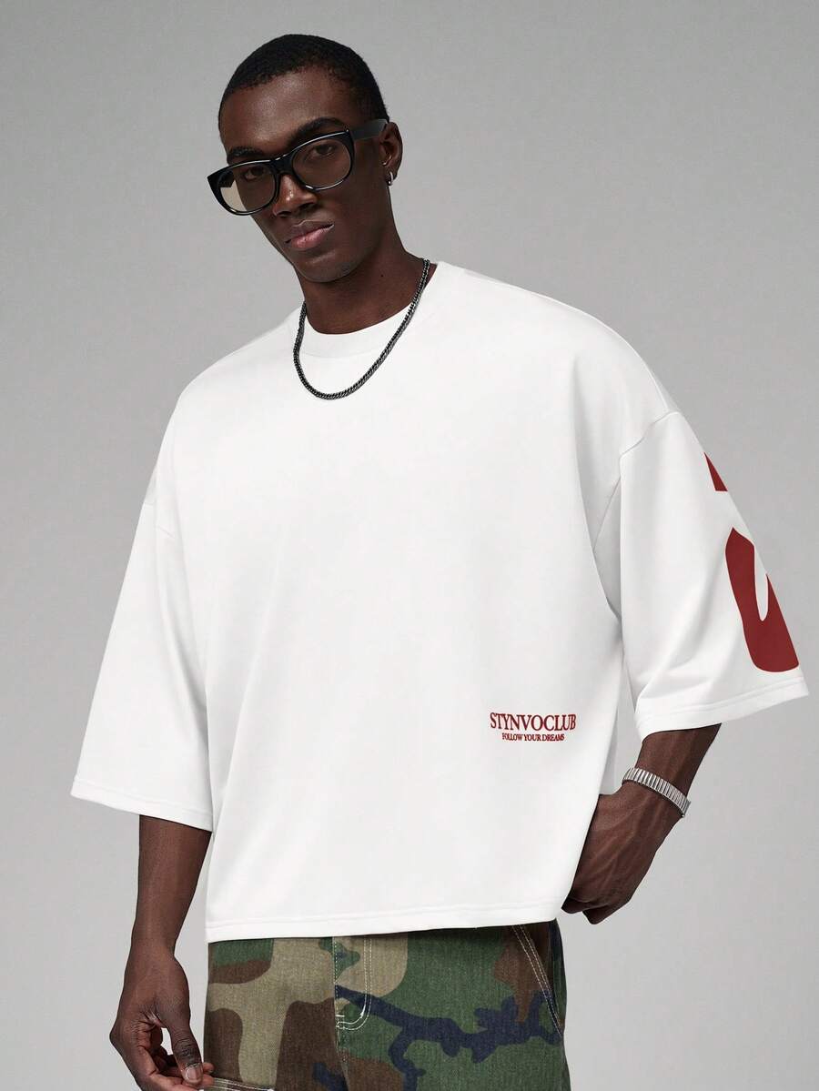 Camiseta Manfinity Oversize Boxy — Foto 27
