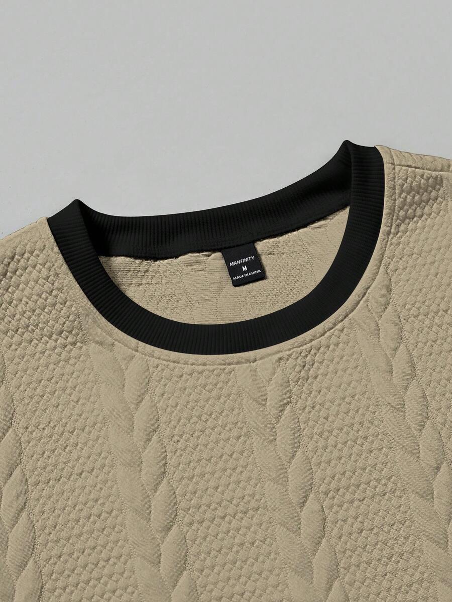 Camiseta Manfinity Textura Verão — Foto 86