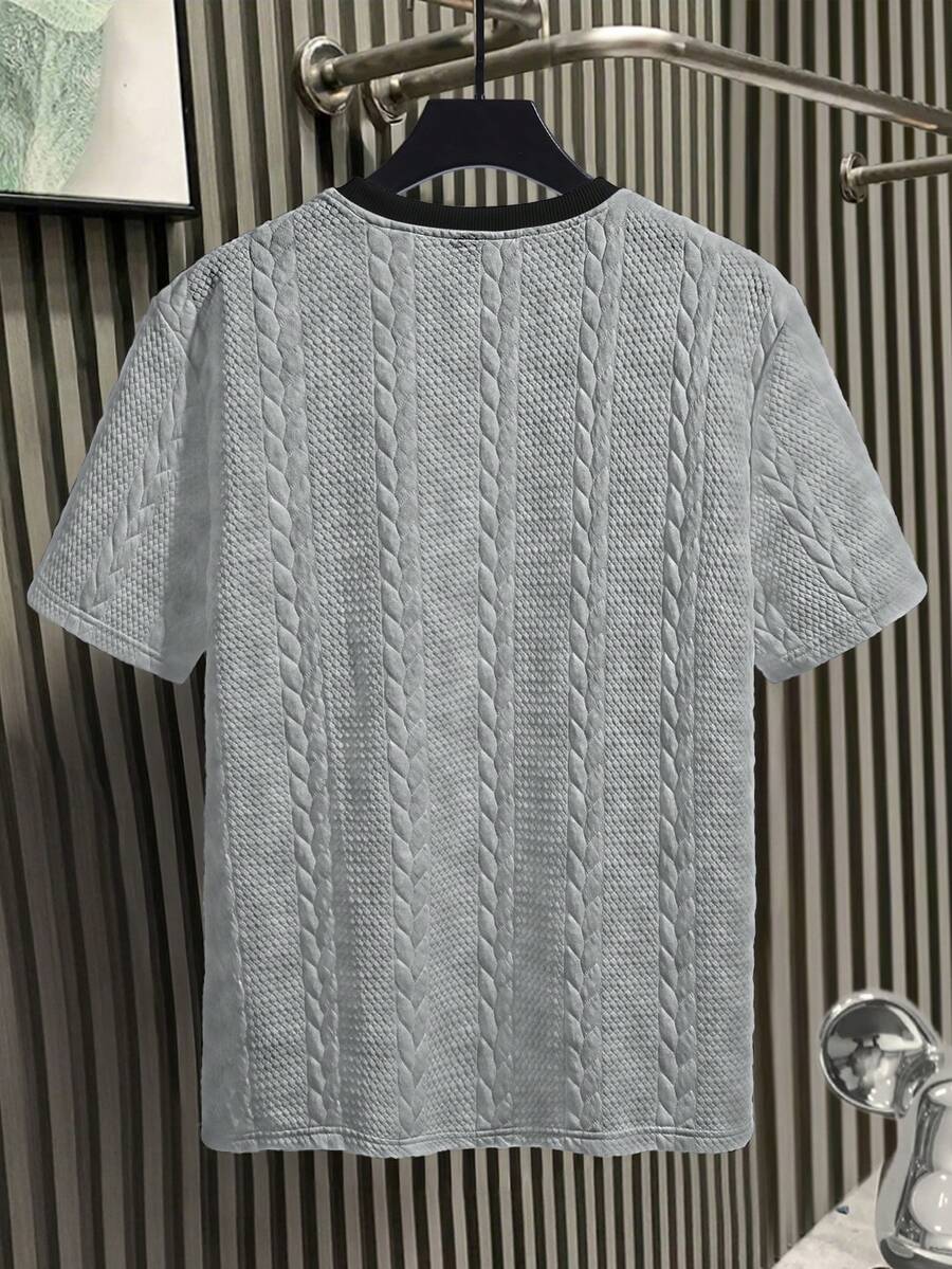 Camiseta Manfinity Textura Verão — Foto 70