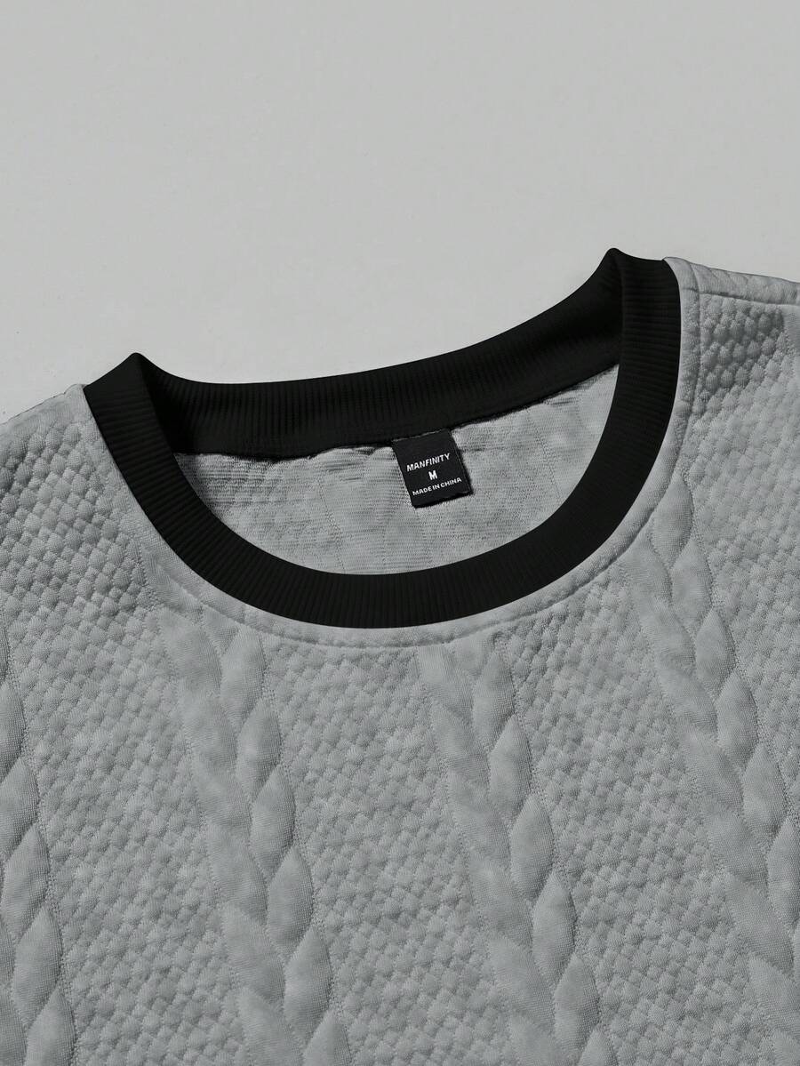 Camiseta Manfinity Textura Verão — Foto 71