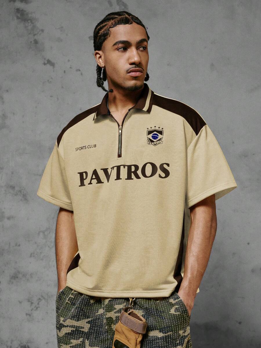 Camisa Polo Manfinity Studios Brazil Football Jersey — Foto 7