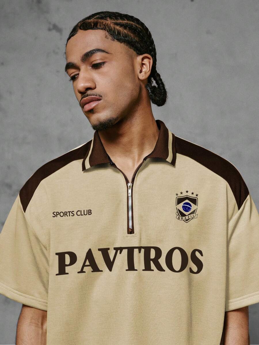 Camisa Polo Manfinity Studios Brazil Football Jersey — Foto 8
