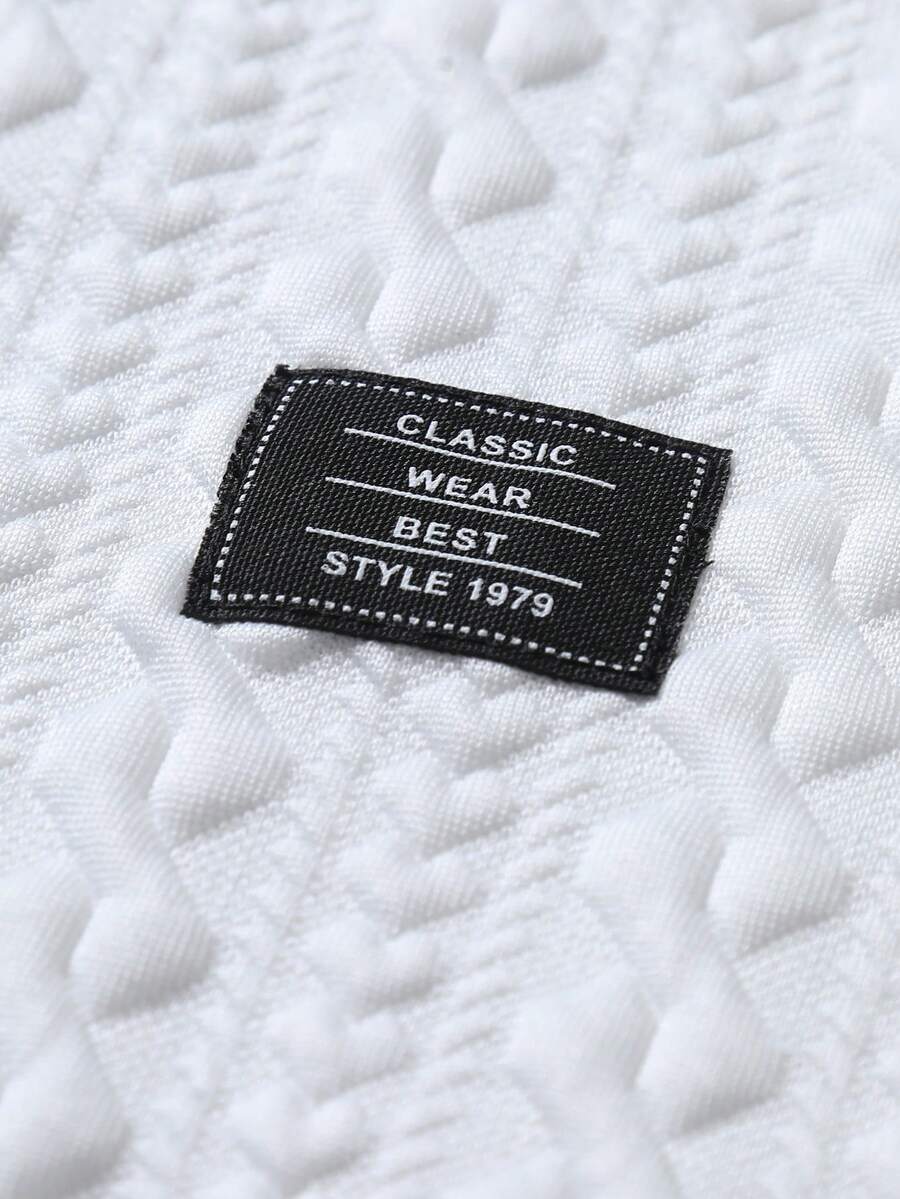Camiseta Manfinity Textura Verão — Foto 98