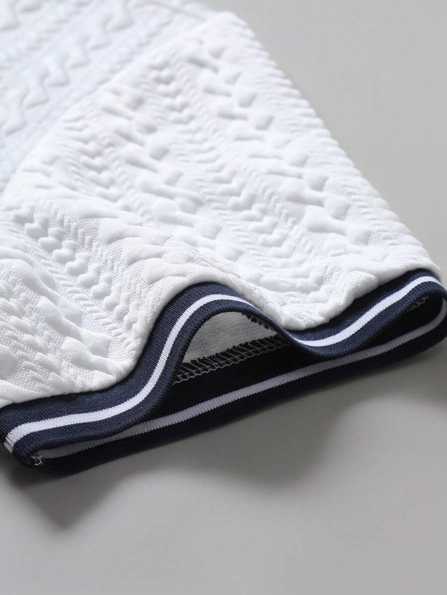 Camiseta Manfinity Textura Verão — Foto 100