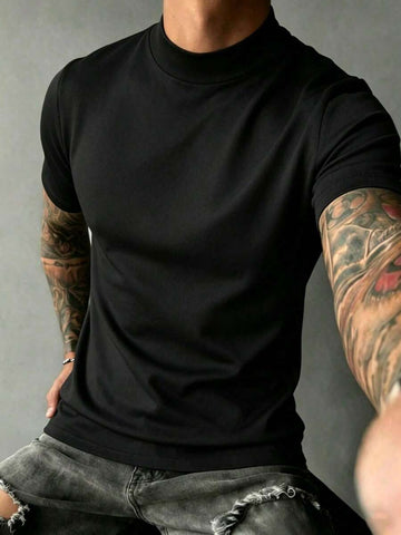 Camiseta Manfinity Gola Minimal — Foto 1