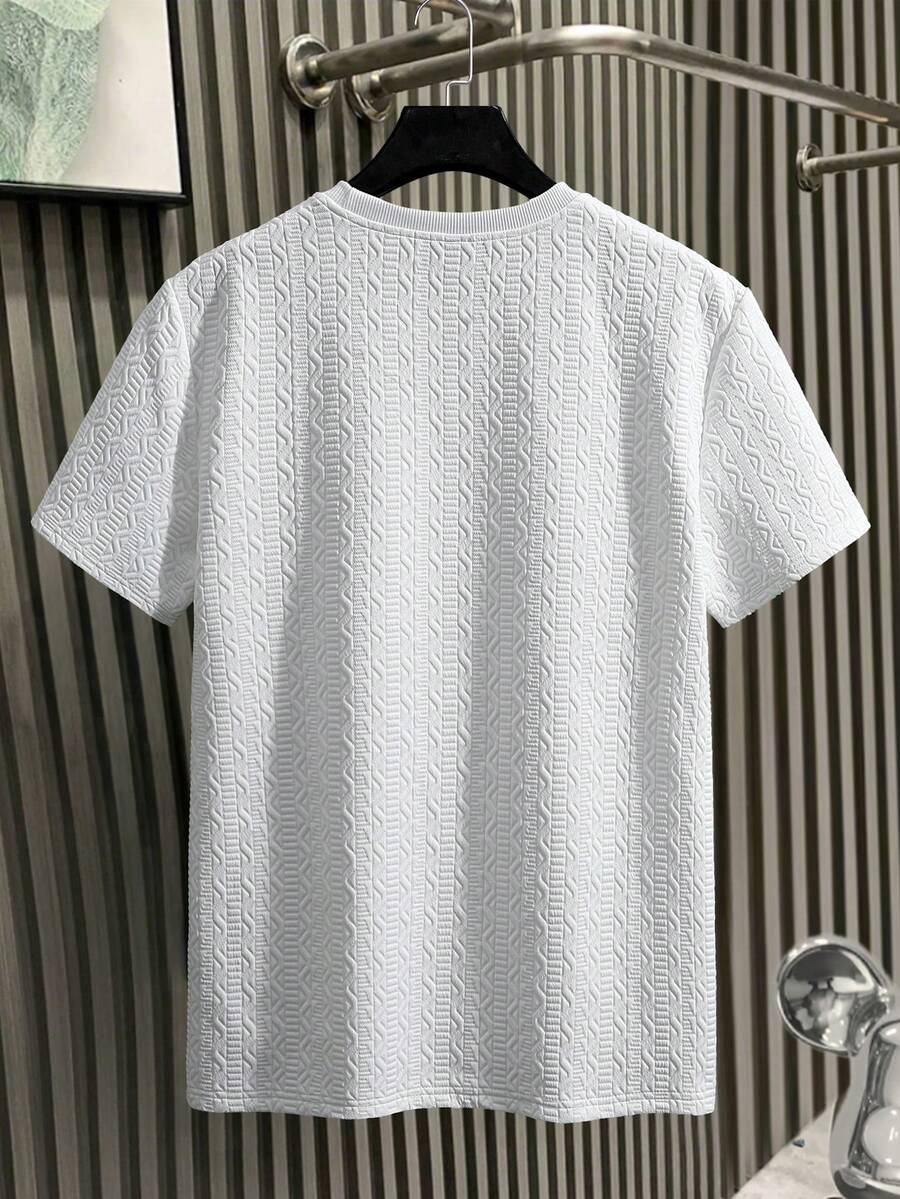 Camiseta Manfinity Textura Verão — Foto 102