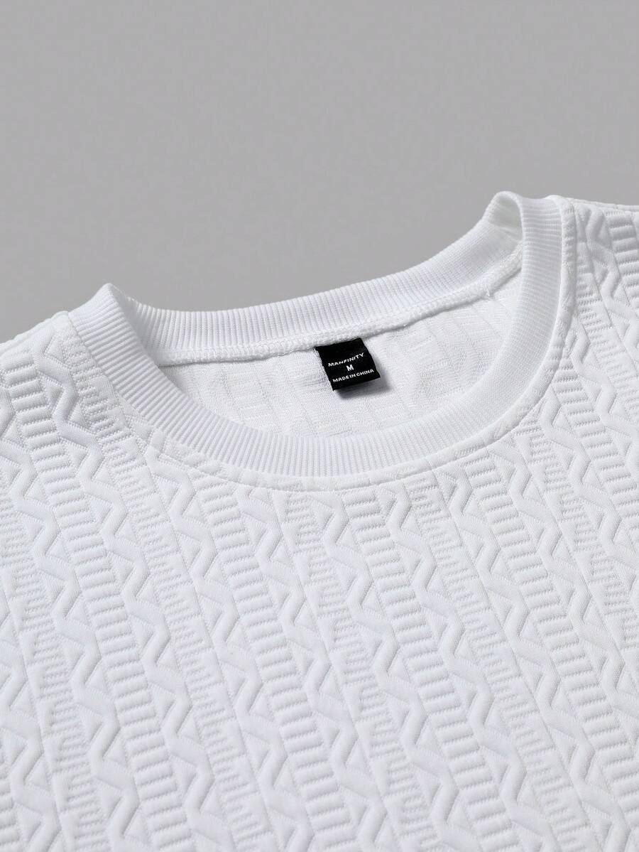 Camiseta Manfinity Textura Verão — Foto 106
