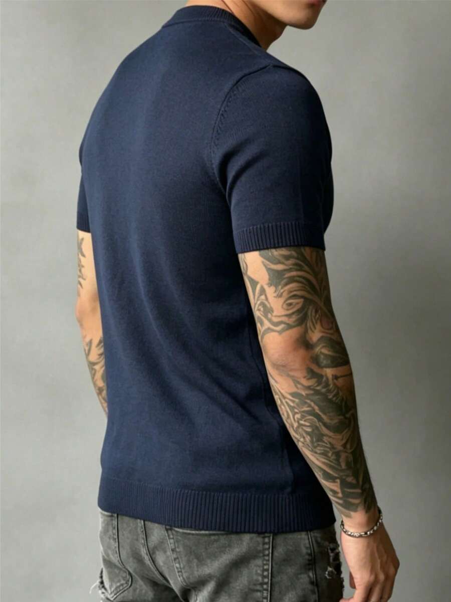 Camiseta Manfinity Listrada — Foto 87