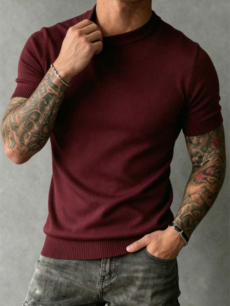 Camiseta Manfinity Listrada — Foto 62