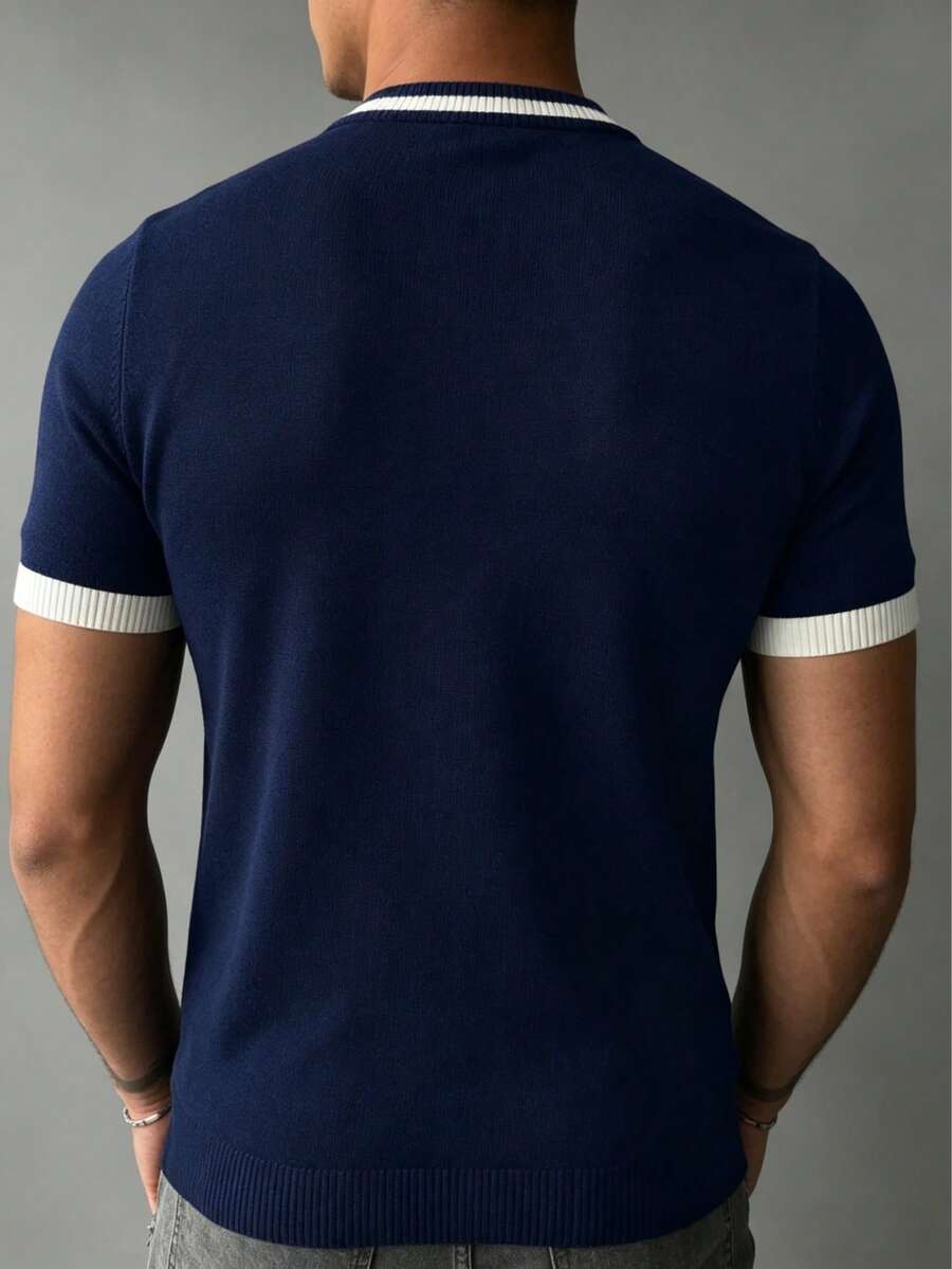 Camiseta Manfinity Listrada — Foto 79