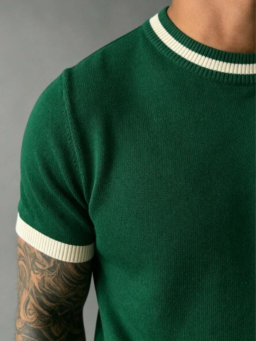 Camiseta Manfinity Listrada — Foto 72