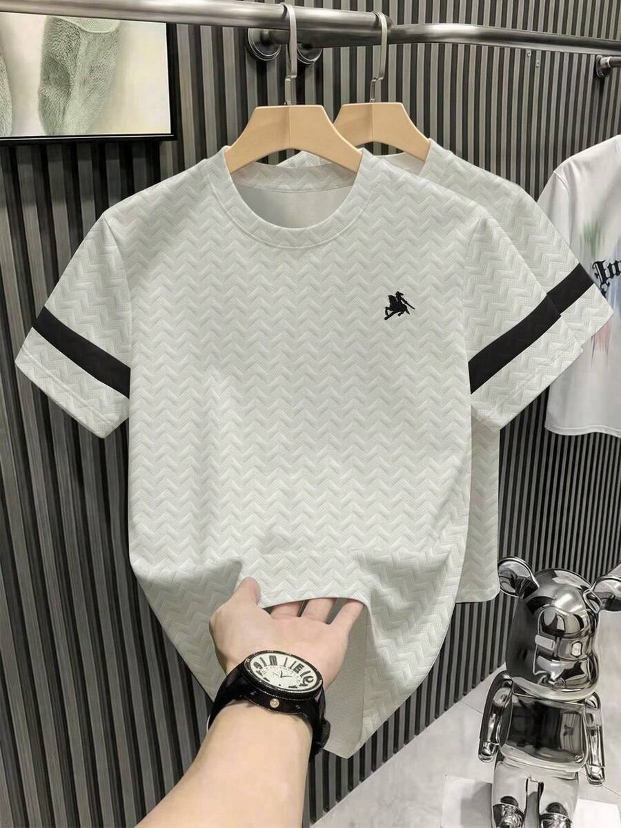 Camiseta Manfinity Textura Verão — Foto 89