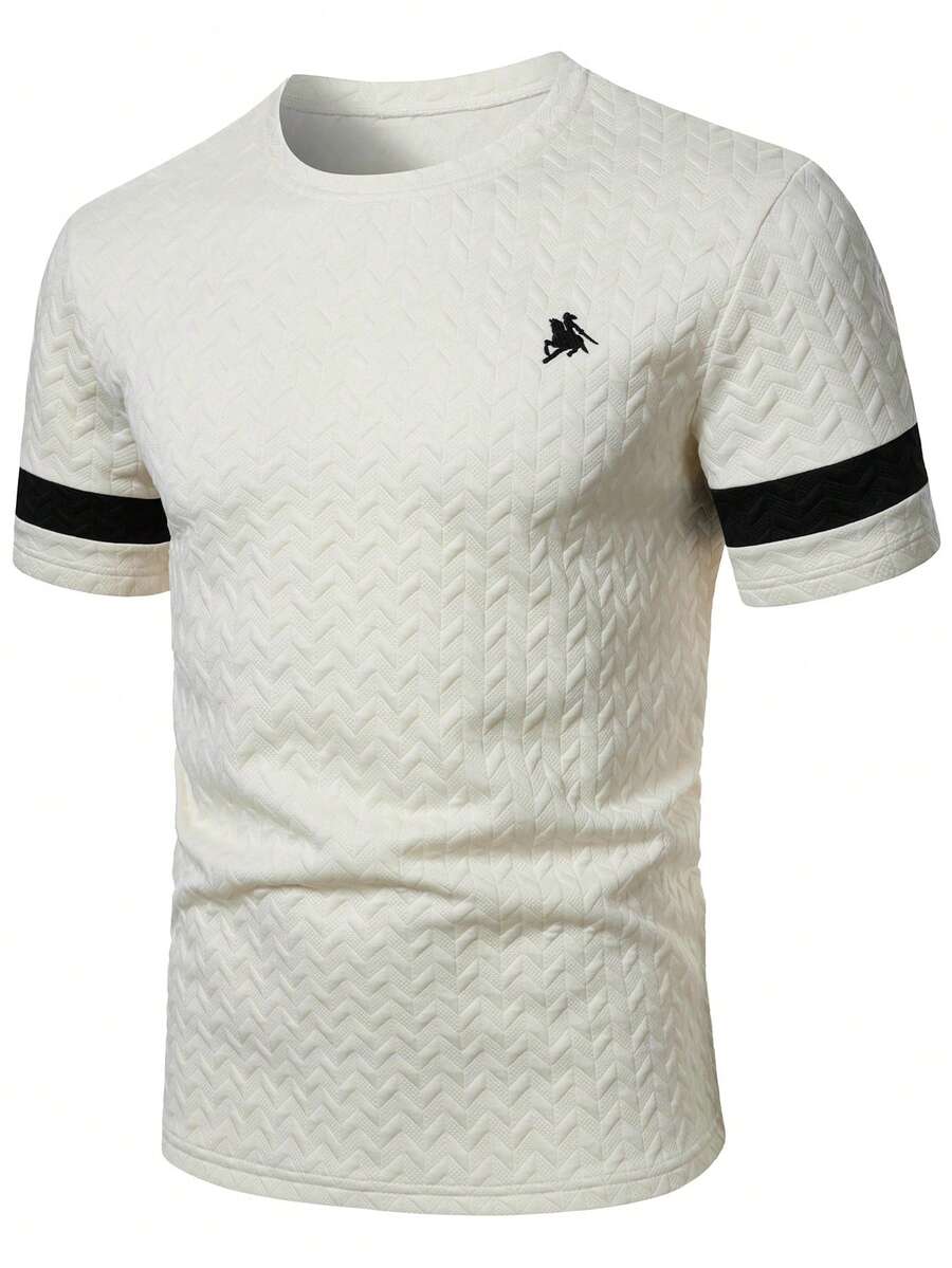 Camiseta Manfinity Textura Verão — Foto 93