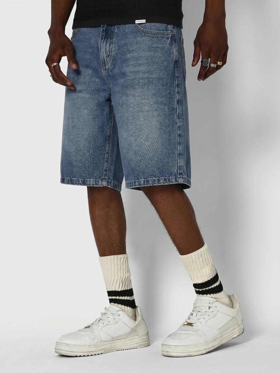 Bermuda Jorts Jeans Manfinity Studios Suzulan Graffiti — Foto 20