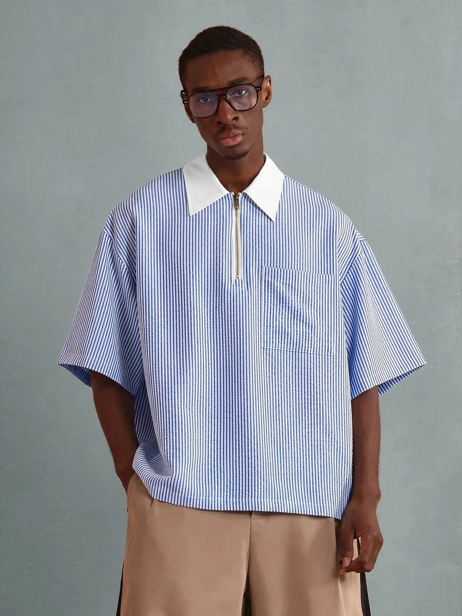 Camisa Polo Manfinity Half Zip — Foto 12