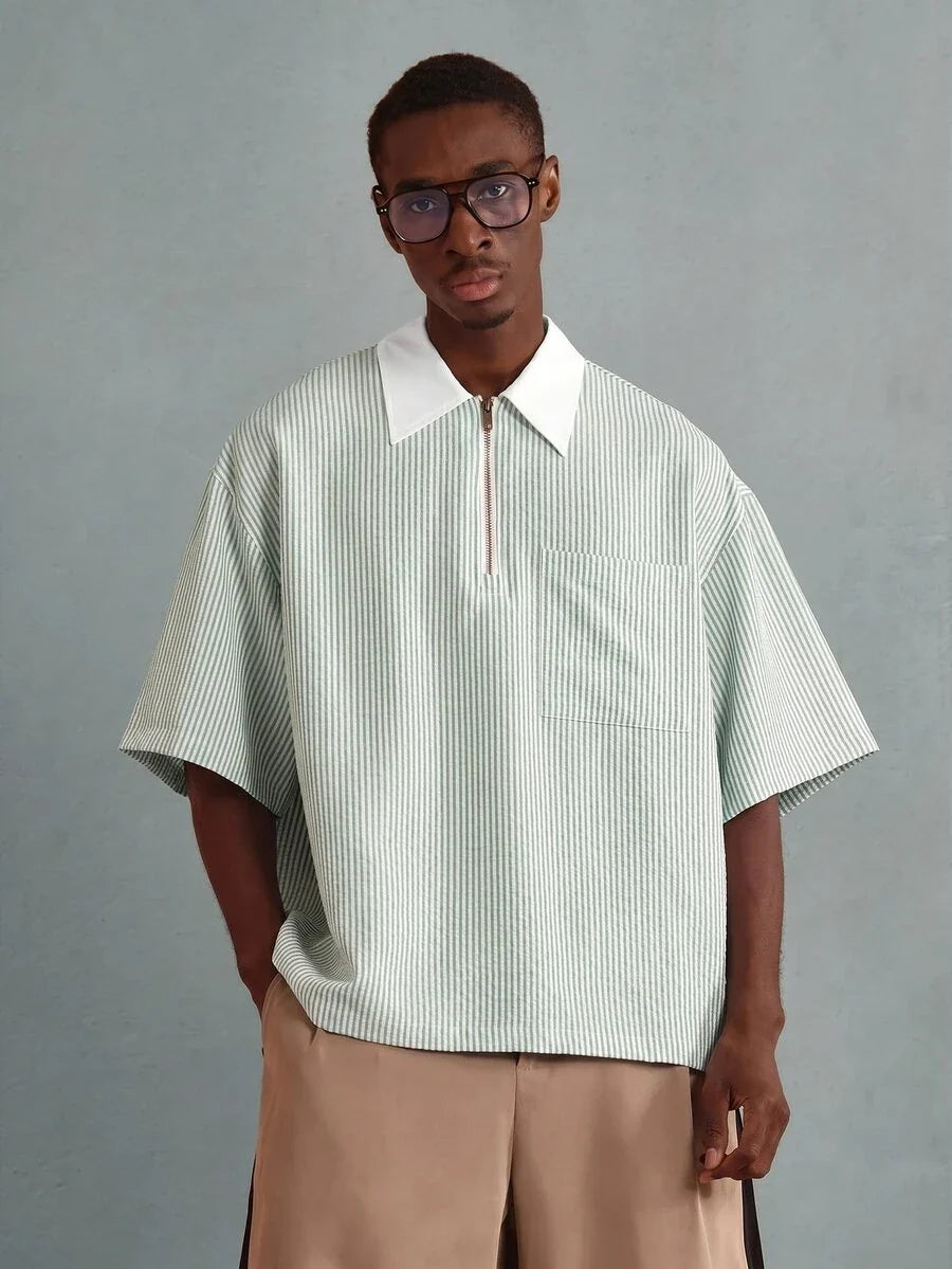 Camisa Polo Manfinity Half Zip — Foto 18