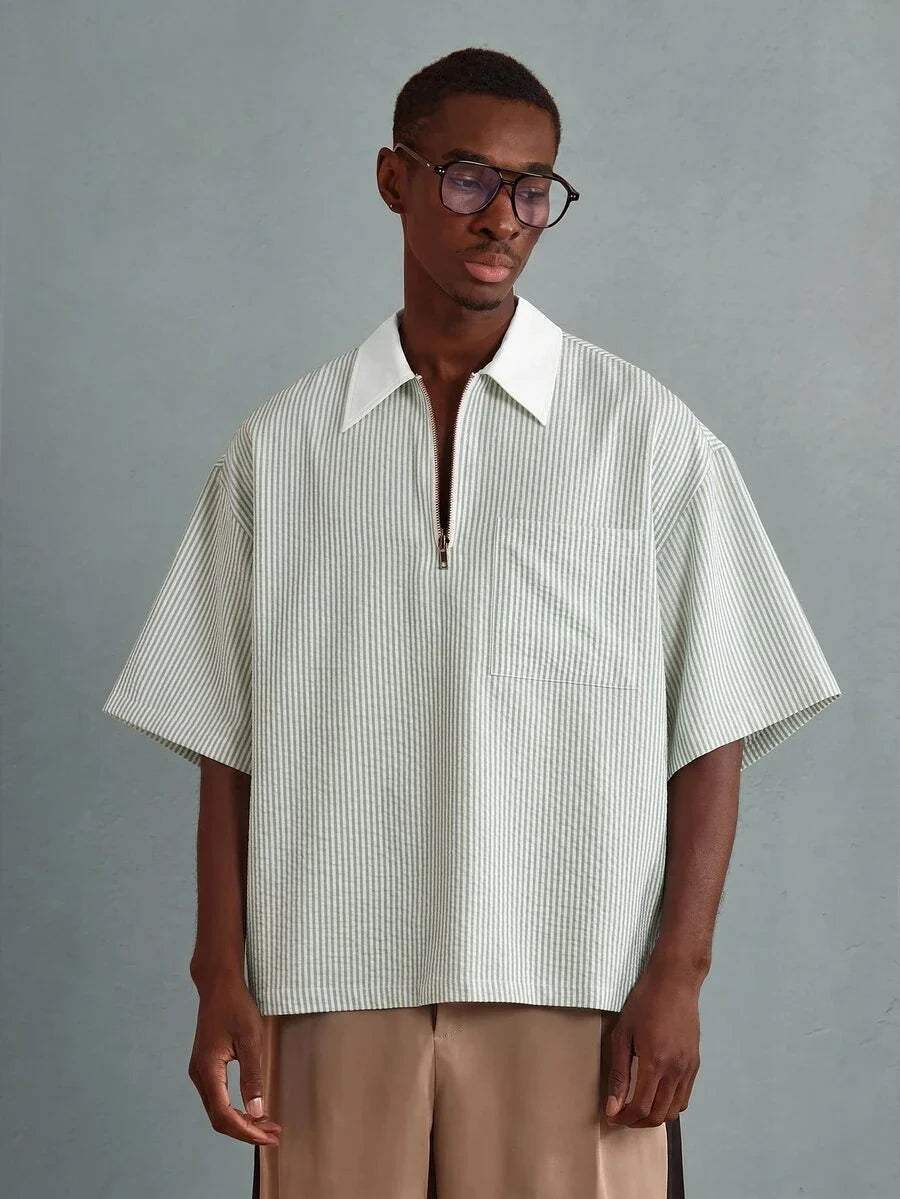 Camisa Polo Manfinity Half Zip — Foto 19