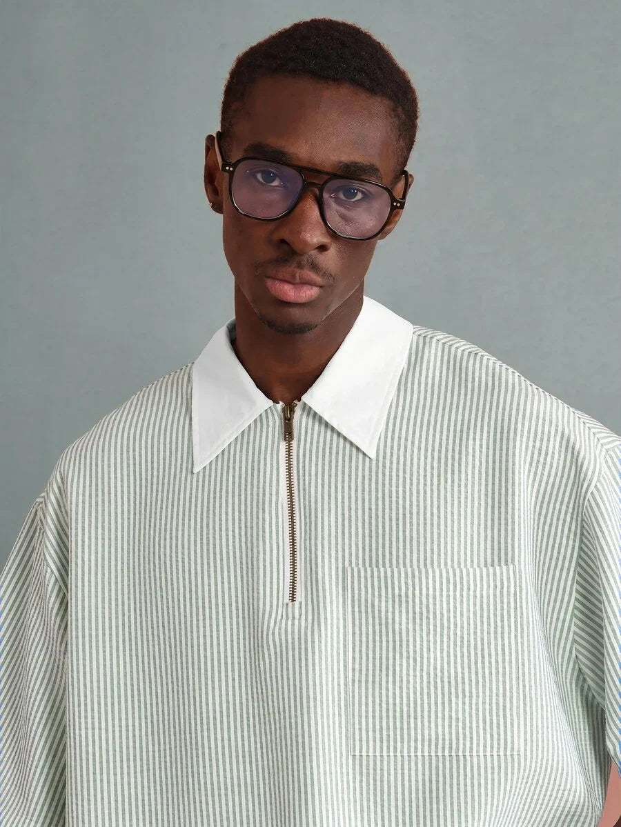 Camisa Polo Manfinity Half Zip — Foto 23