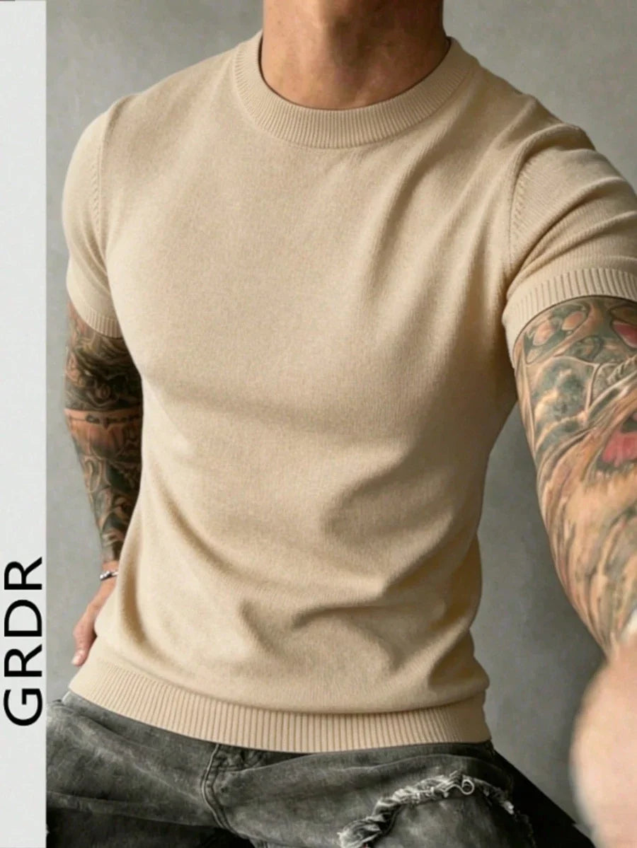 Camiseta Manfinity Listrada — Foto 92
