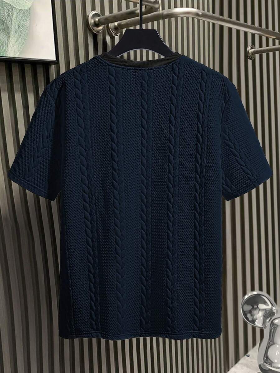 Camiseta Manfinity Textura Verão — Foto 108