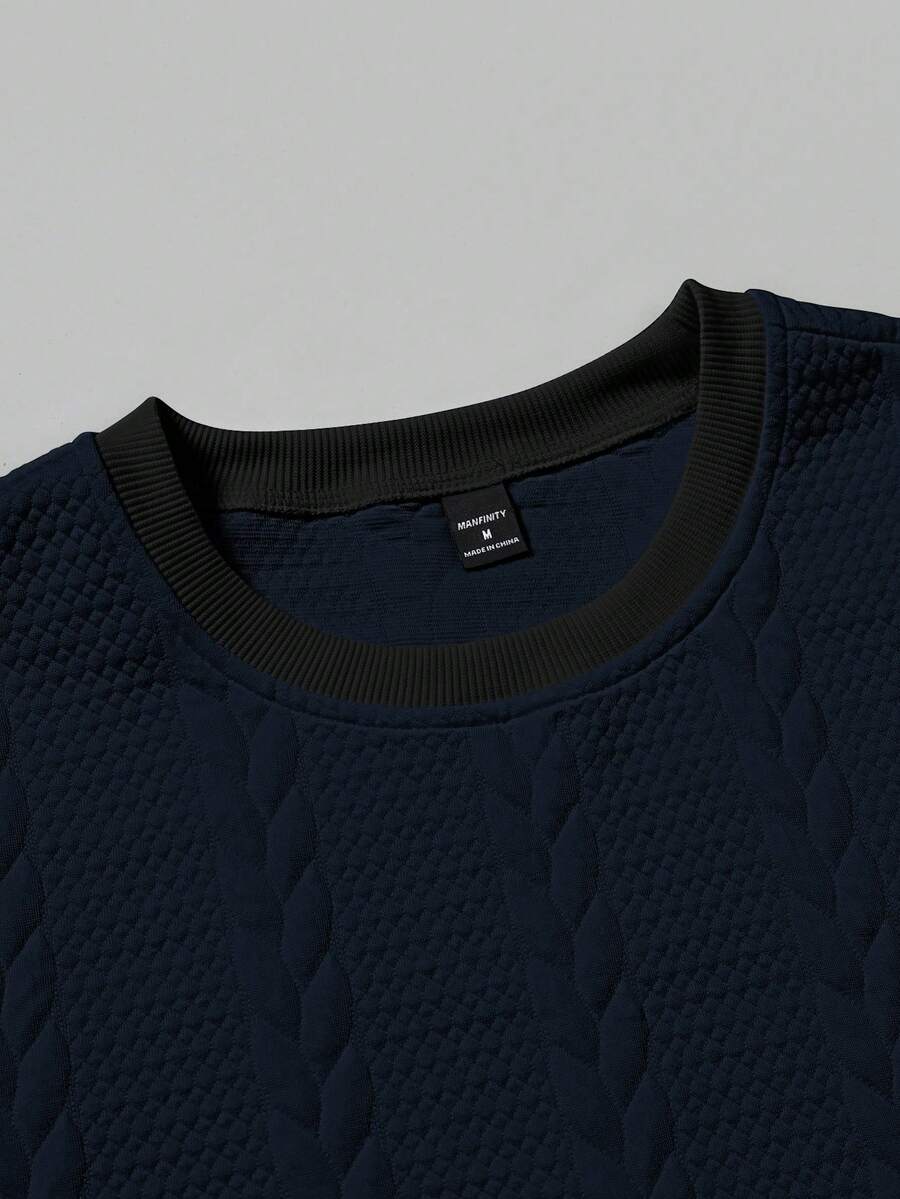 Camiseta Manfinity Textura Verão — Foto 110