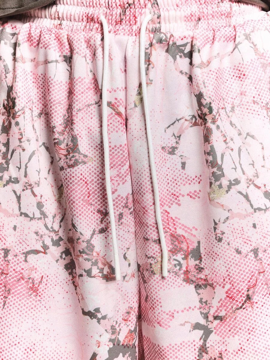 Bermuda Manfinity Studios Sakura Blossom Mesh Jorts — Foto 6