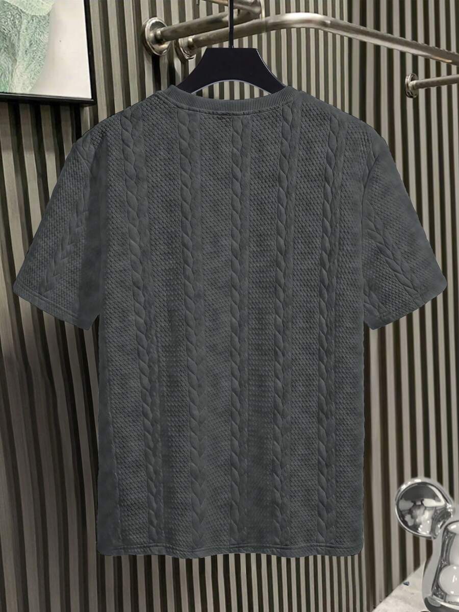 Camiseta Manfinity Textura Verão — Foto 46