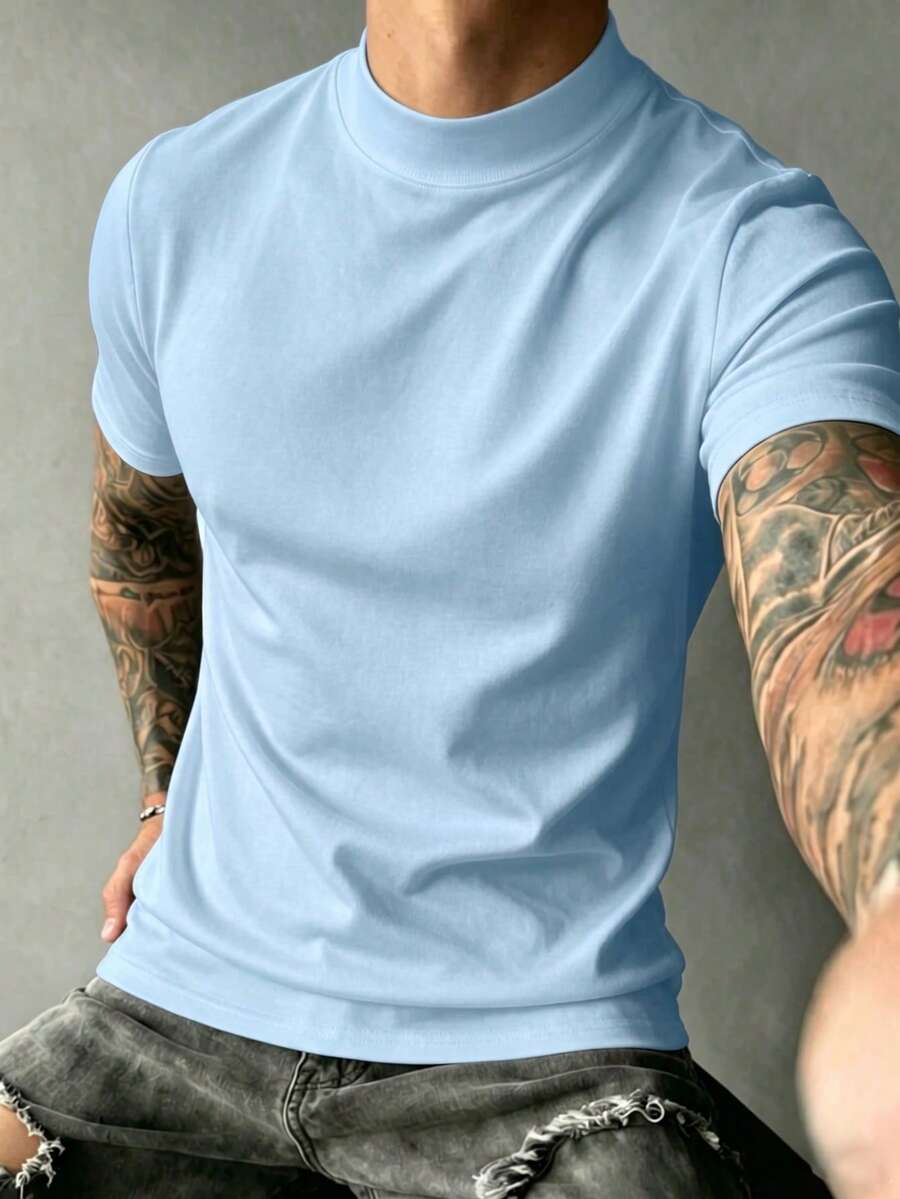 Camiseta Manfinity Gola Minimal — Foto 29