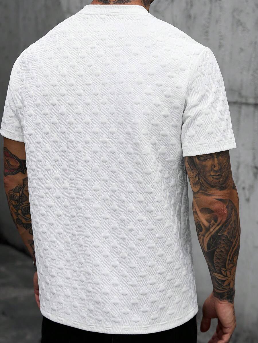 Camiseta Manfinity Jacquard — Foto 67