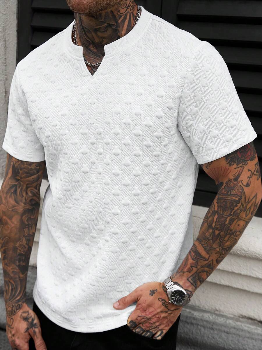 Camiseta Manfinity Jacquard — Foto 68