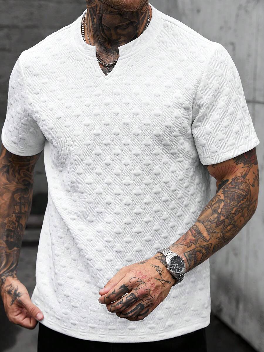 Camiseta Manfinity Jacquard — Foto 69