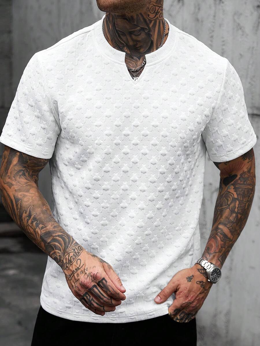 Camiseta Manfinity Jacquard — Foto 70