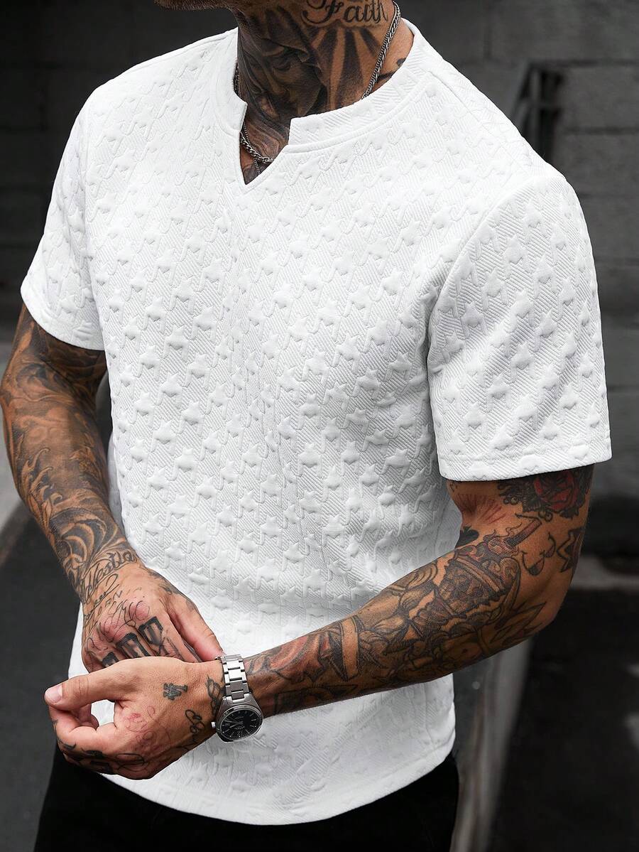 Camiseta Manfinity Jacquard — Foto 71