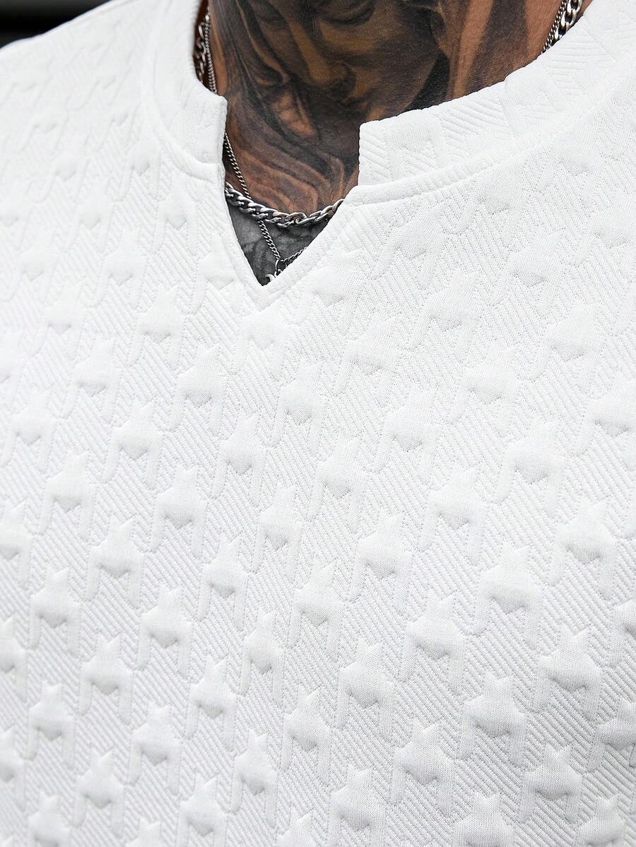 Camiseta Manfinity Jacquard — Foto 72