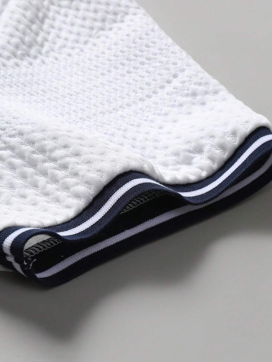 Camiseta Manfinity Textura Verão — Foto 130
