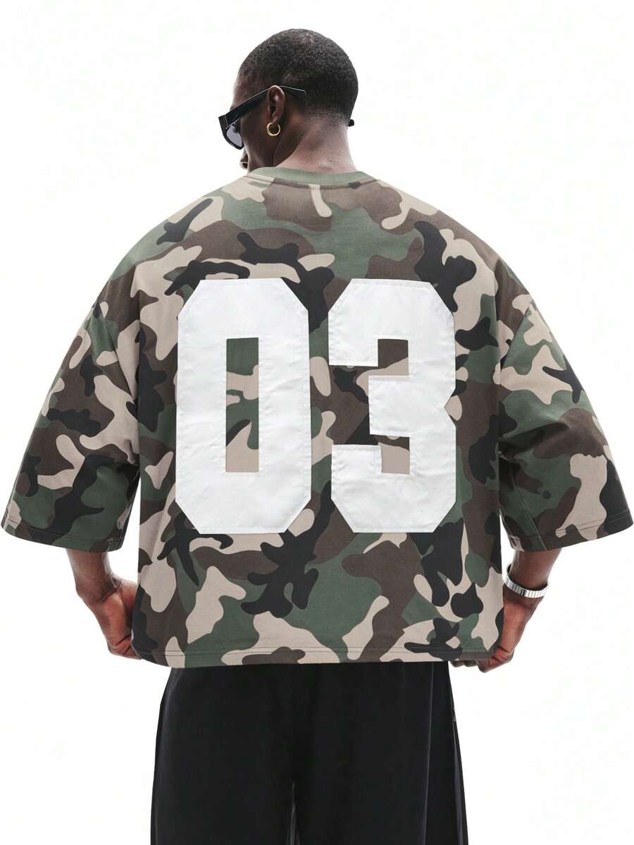 Camiseta Manfinity Oversize Boxy — Foto 30
