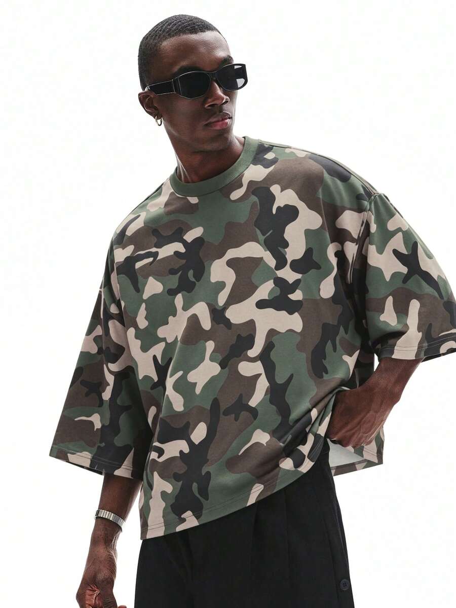 Camiseta Manfinity Oversize Boxy — Foto 31