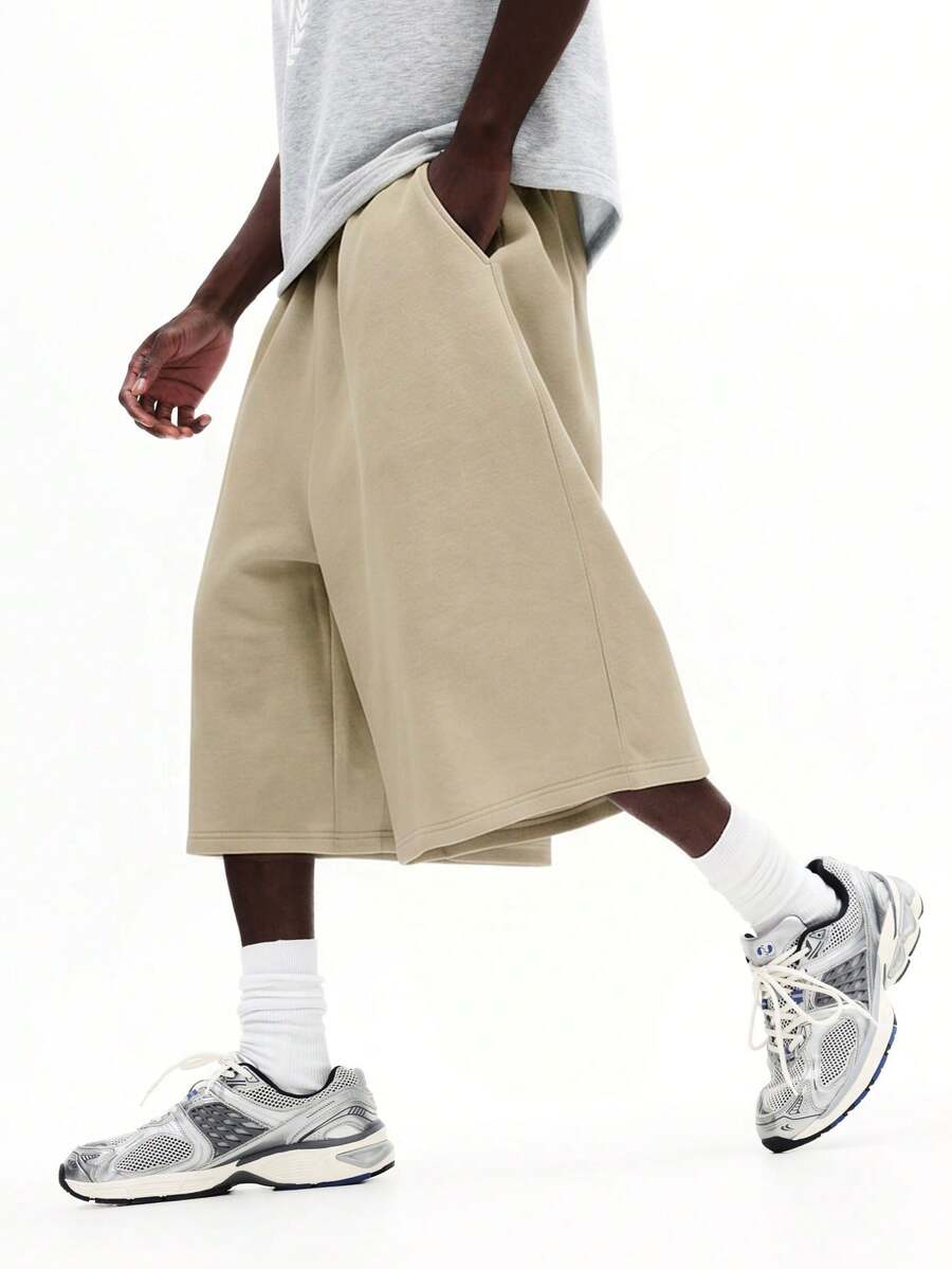 Bermuda Moletom Manfinity Studios Essential Oversized Jorts — Foto 22