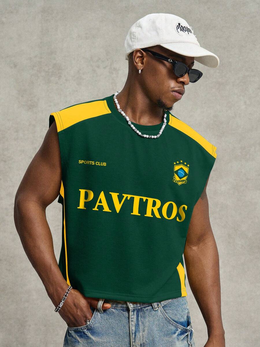 Regata Manfinity Studios Brasil Retro Panel Vest — Foto 10