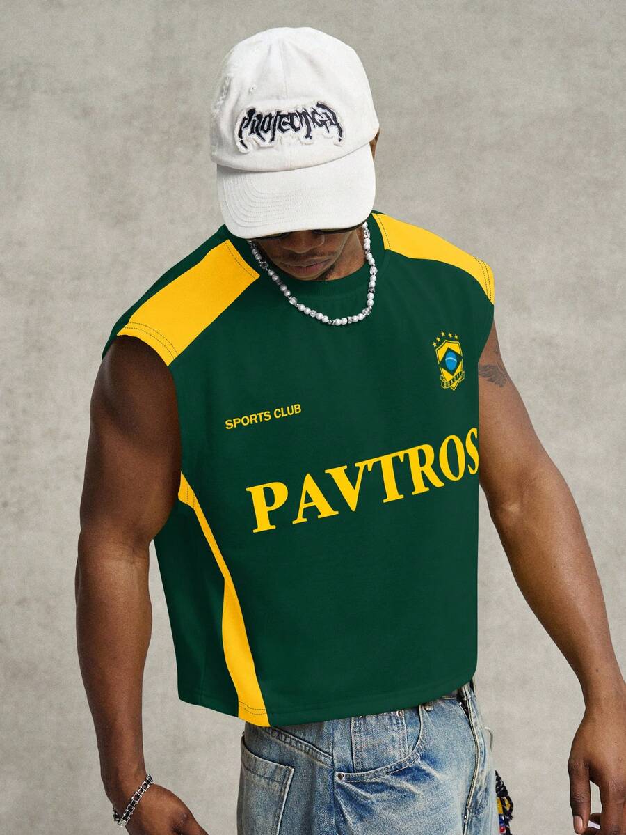 Regata Manfinity Studios Brasil Retro Panel Vest — Foto 13