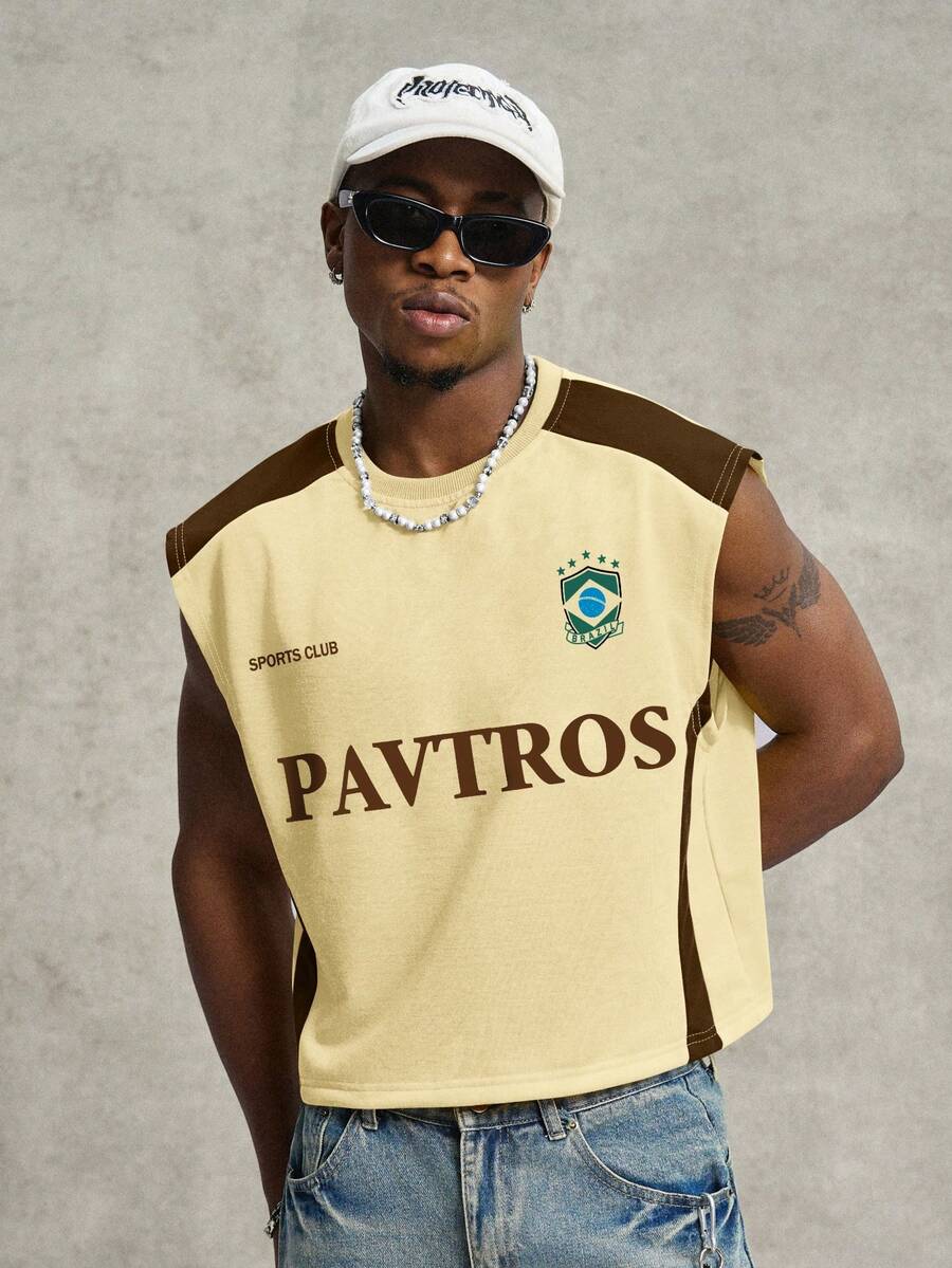 Regata Manfinity Studios Brasil Retro Panel Vest — Foto 14